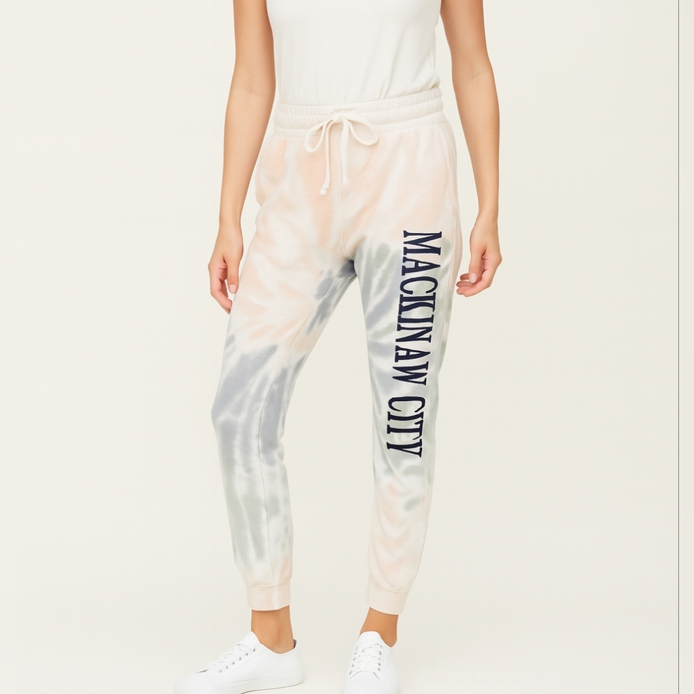 Color Touch Tie-Dye Mackinaw City Sweatpants / Joggers